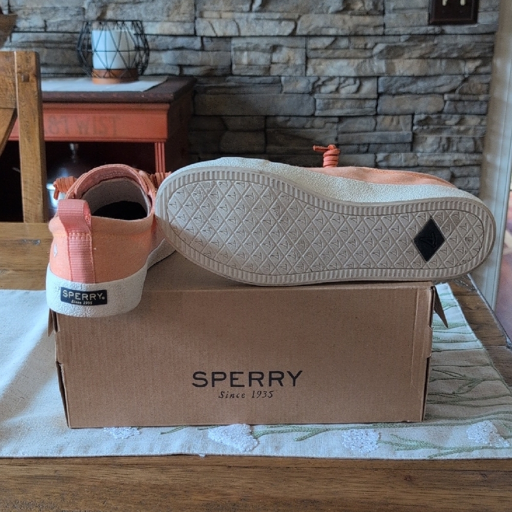 Sperry Coral Canvas Sneakers - Picture 5 of 5